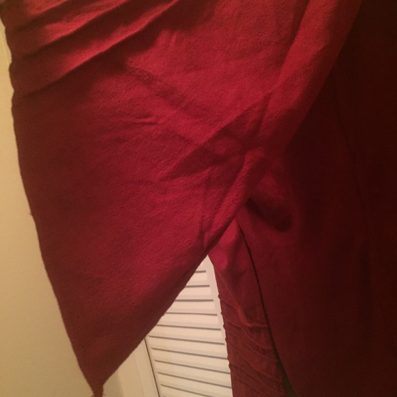 NWOT Lightweight UNISEX Zip Up Hoodie maroon - Picture 6 of 7